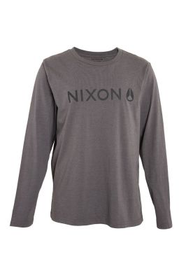 Polera Men Long Sleeve Black Logo White