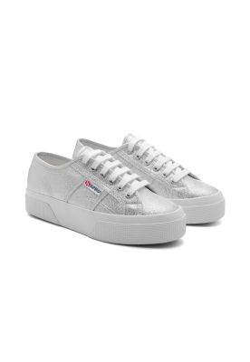 Imagen 2 del producto Zapatilla Superga Women 2740 Platform Lame Grey Silver