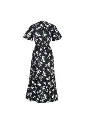 Imagen 2 del producto Vestido Mujer Reef Cierre Botones Negro y Blanco