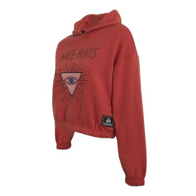 Imagen 2 del producto Poleron Crop Deep Red