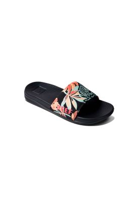 Sandalia Women One Slide Black Monstera
