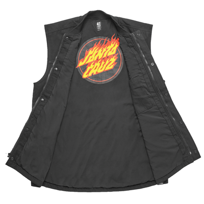 Imagen 2 del producto Chaqueta Santa Cruz Flame Vest Black