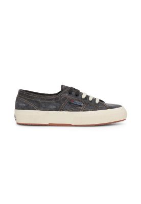 Zapatilla 2750 Cotton Denim Destroyed Black Bristol Beige