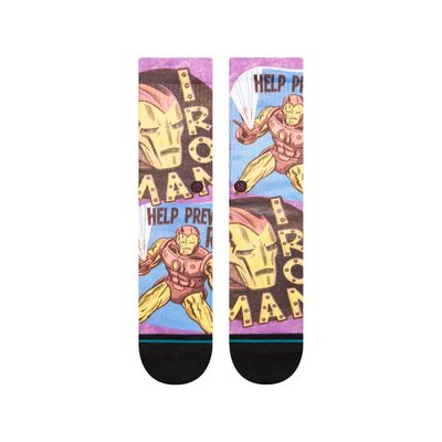Imagen 2 del producto Stance Sock Men Iron Man Prevent Rust Purple