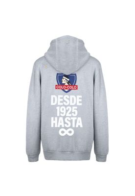 Imagen 2 del producto Polerón Colo Colo Urbano Hoodie Gris desde 1925