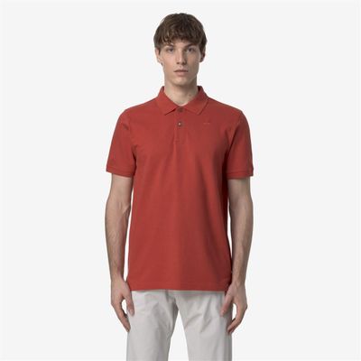 Imagen 2 del producto Polera K-Way Men Amedee Pique Red Jasper