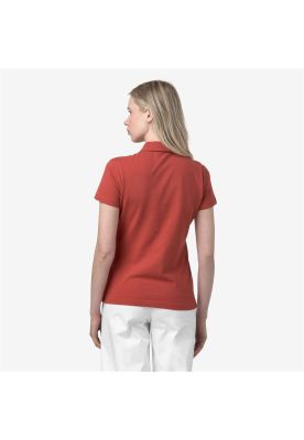 Imagen 2 del producto Polera K-Way Women Amedea Pique Red Jasper