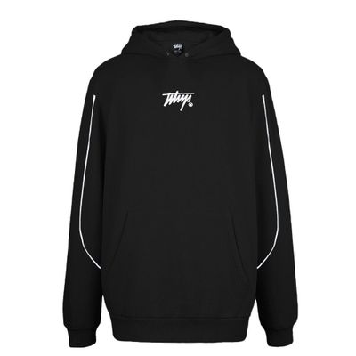 Imagen 1 del producto Polerón Whatup Hombre Hoodie Black Tiny Logo White
