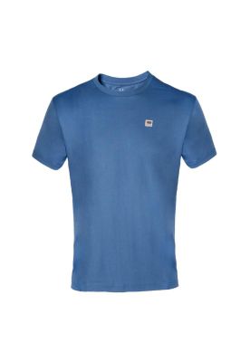 Polera Men Tiny Logo Blue