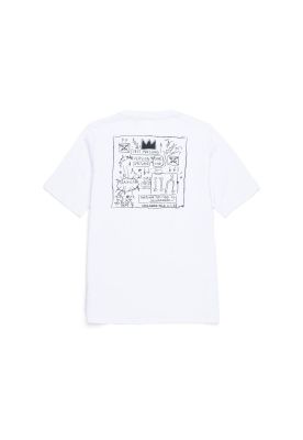 Imagen 2 del producto Polera Herschel Basquiat Beat Bop Bang White