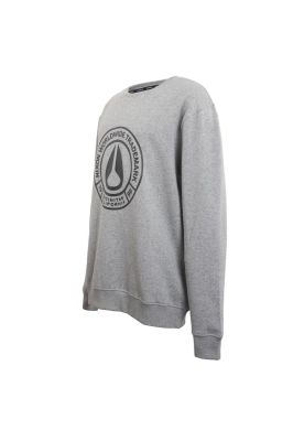 Imagen 2 del producto Polerón Crew Grey Logo Front Black