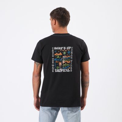 Imagen 1 del producto Polera Reef Men Surfs Up Black