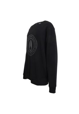 Imagen 2 del producto Polerón Crew Black Logo Front Black