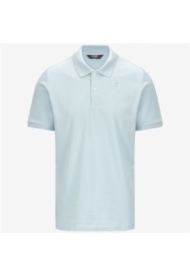 Polera K-Way Men Amedee Pique Blue Baby