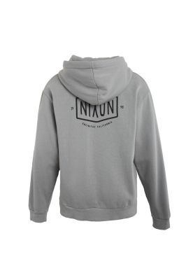 Imagen 2 del producto Poleron Men Full Zipper Light Grey Double Logo