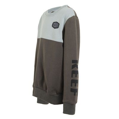 Imagen 2 del producto Poleron Boys Crew Grey Turq