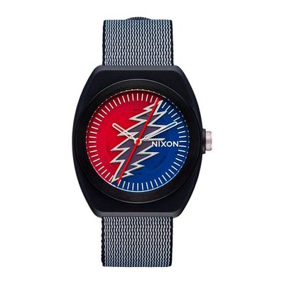 Imagen 1 del producto Reloj Grateful Dead Light Wave All Black Blue Red Nixon