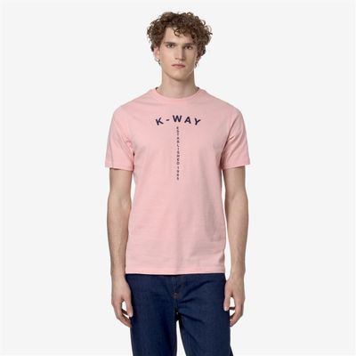 Imagen 2 del producto Polera K-Way Men Odom Typo Established Pink
