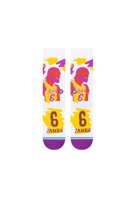 Imagen 2 del producto Stance Sock Men Paint LeBron James White