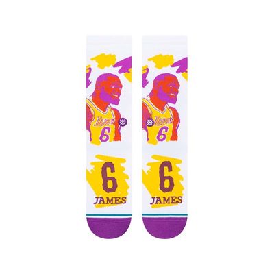 Imagen 2 del producto Stance Sock Men Paint LeBron James White