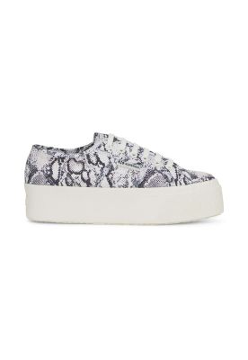 Zapatilla 2790 Print White Avorio Navy Snake