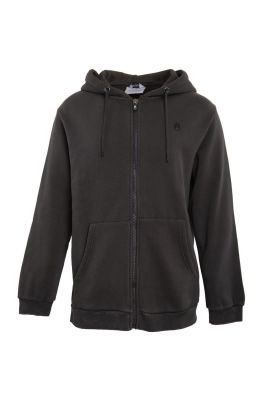 Poleron Men Full Zipper Frog Charcoal