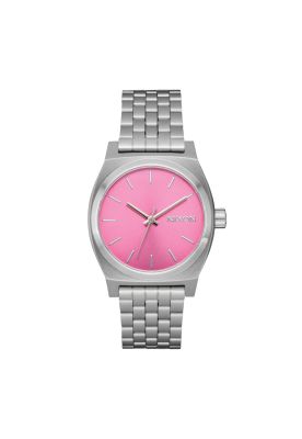 Reloj Nixon Medium Time Teller Silver Pink