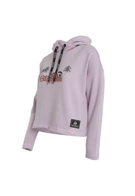 Imagen 2 del producto Poleron Crop Women California Pale Pink