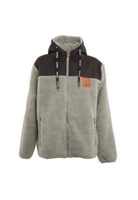Sherpa Kids Full Zip Green Black
