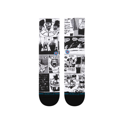 Imagen 2 del producto Stance Sock Men The Sleeve Crew Black White