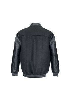 Imagen 2 del producto Chaqueta Whatup Hombre Varsity Full Zipper Black