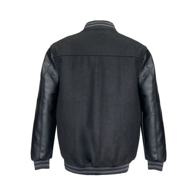 Imagen 2 del producto Chaqueta Whatup Hombre Varsity Full Zipper Black