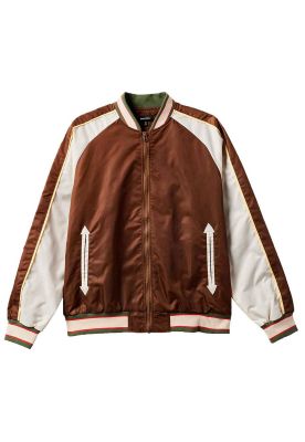 Chaqueta Dillinger Souvenir Bomber Dark Earth White cap