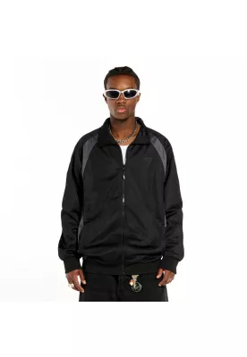 Poleron Whatup Hombre con cierre Negro