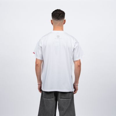 Imagen 2 del producto Polera Colo-Colo Urbano Blanco Escudo Pequeño Gris