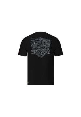 Imagen 2 del producto Polera Colo Colo Urbano Hombre Negro Himno Escudo Gris