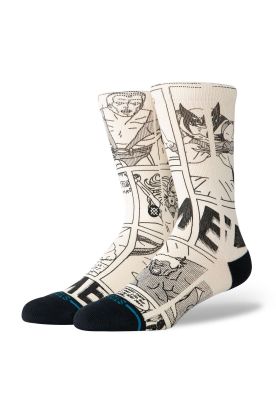 Stance Sock Men Good vs  Bad Crew Black White