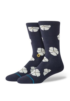 Stance Sock Men Floral Crew Navy