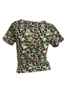 Imagen 2 del producto Polera Women Crop Black Print