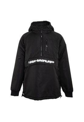 Cortaviento WHATUP Half Zipper Hombre I2381 Negro