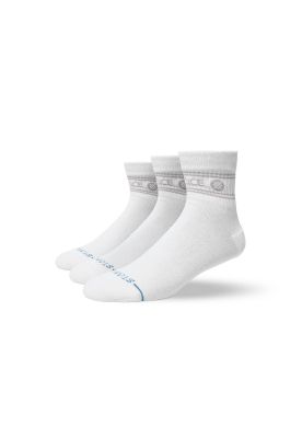 Stance Sock 3 Pack Quarter Vital White