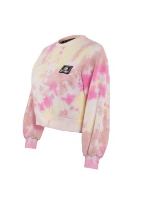 Imagen 2 del producto Poleron Girls Crop Pink Yellow