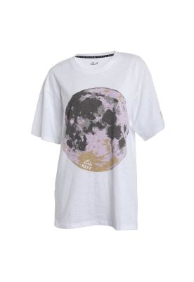 Polera Women Overzise White Moon