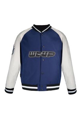 Chaqueta Whatup Hombre Varsity Buttons Blue