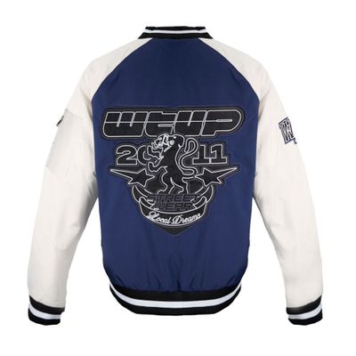 Imagen 2 del producto Chaqueta Whatup Hombre Varsity Buttons Blue