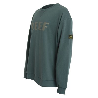 Imagen 2 del producto Poleron Men Crew Green Logo Front