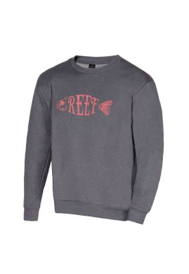 Poleron Men Crew Blue Fish