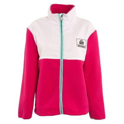 Imagen 1 del producto Poleron Women Sherpa Fucshia White