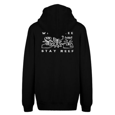 Imagen 2 del producto Polerón Reef Men Full Zipper Wild and Free Black