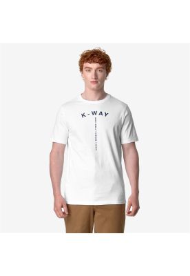 Polera K-Way Men Odom Typo Established White